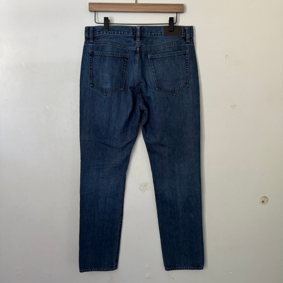 J.Crew The Driggs Mens Sz 32 x 32 Blue Jeans, Denim‎ 100% Cotton Western Slim - Picture 2 of 8